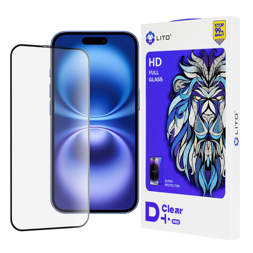 Калъф за iPhone 16 - Lito D+ Pro Прозрачен - Черен