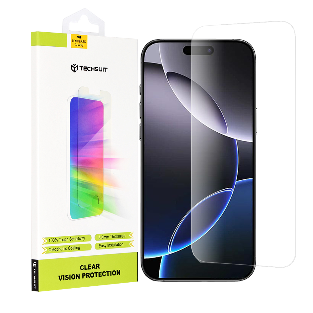 Калъф за IPhone 16 Pro Max - Techsuit Прозрачен Vision Glass - Прозрачен
