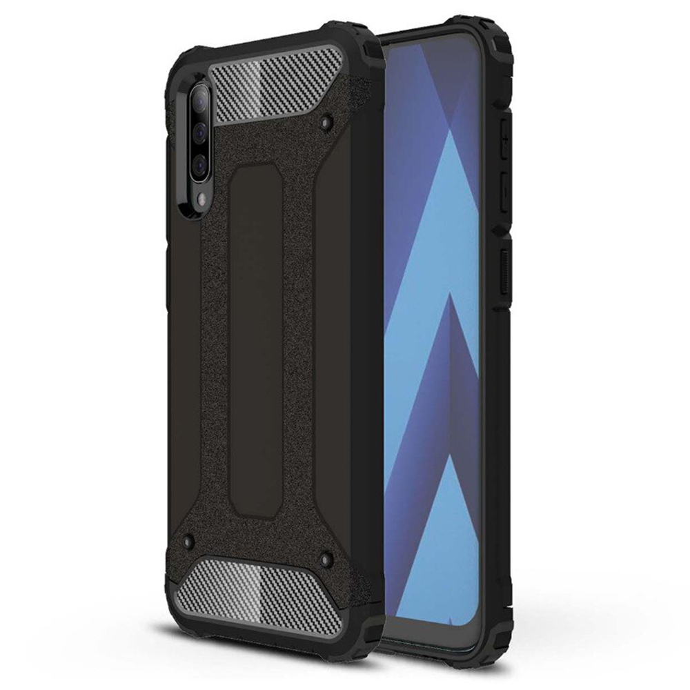 Калъф за Samsung Galaxy A70 / A70s - Techsuit Hybrid Armor - Черен