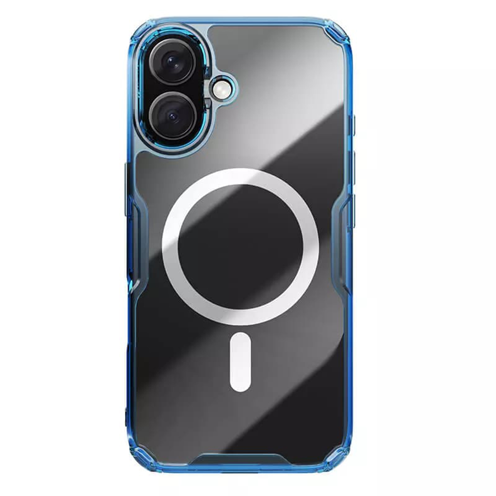 Калъф за iPhone 16 Plus - Nillkin Nature TPU Pro MagSafe MagSafe Case - Син
