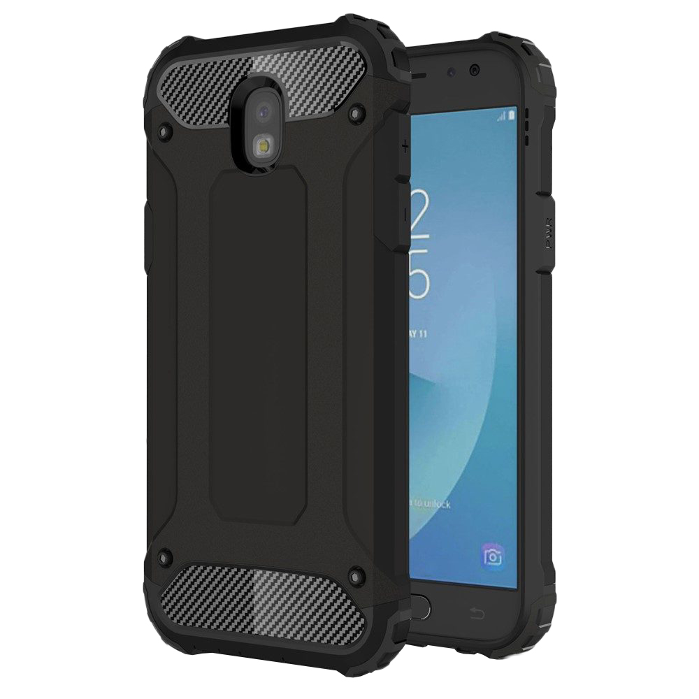 Калъф за Samsung Galaxy Galaxy J5 2017 J530, Galaxy J5 Pro 2017 - Techsuit Hybrid Armor - Черен