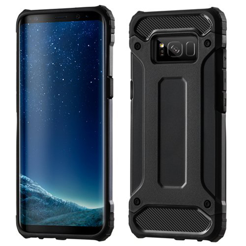 Калъф за Samsung Galaxy S8 Plus - Techsuit Hybrid Armor - Черен