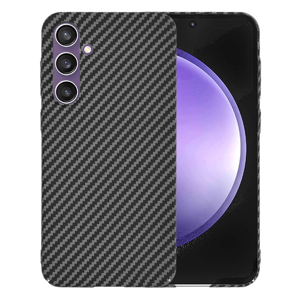 Калъф за Samsung Galaxy S23 FE - Techsuit Carbonite FiberShell - Черен