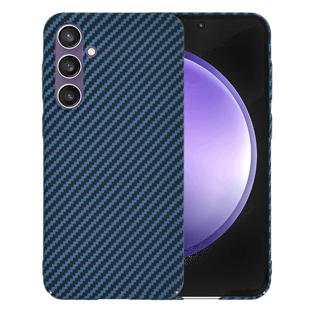 Калъф за Samsung Galaxy S23 FE - Techsuit Carbonite FiberShell - Cyan