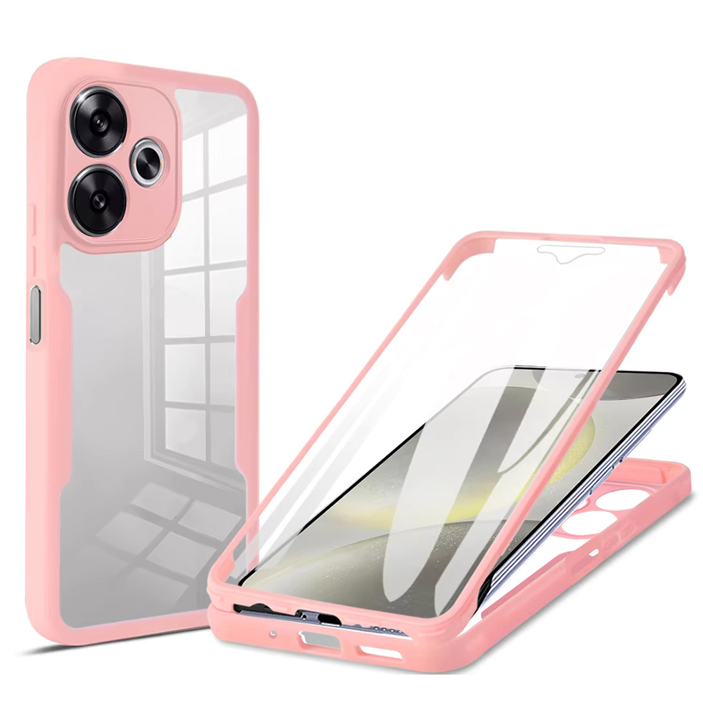 Калъф за Xiaomi Poco F6 + Cover - Techsuit ColorVerse 360 Series - Розов