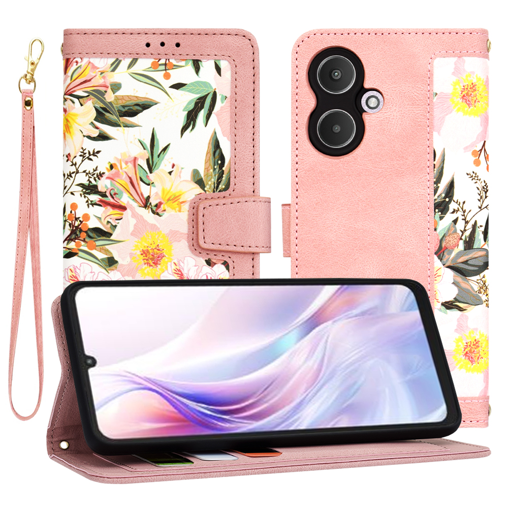 Калъф за Xiaomi Redmi 13C 5G - Techsuit FlipCraft - Sweetheart Розов