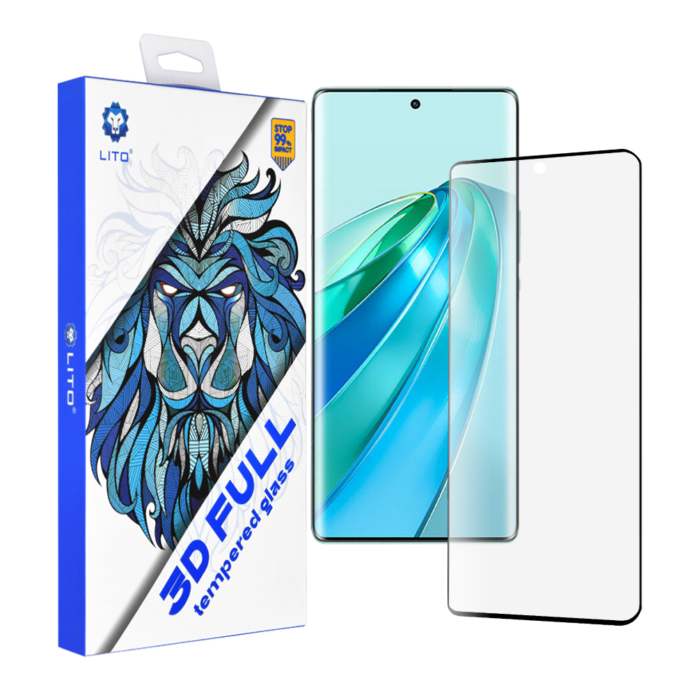 Капак за Honor X9a - Lito 3D Full Cover - Черен
