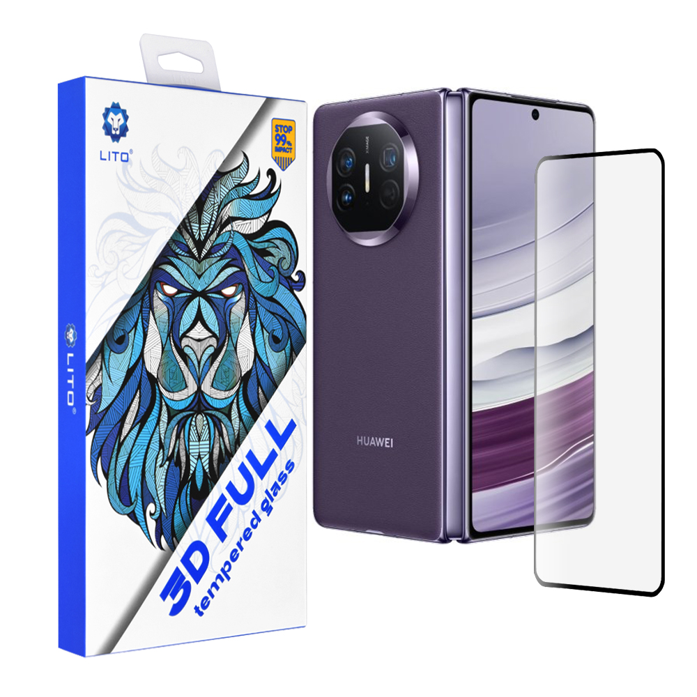 Капак за Huawei Mate X5 - Lito 3D Full Cover - Черен