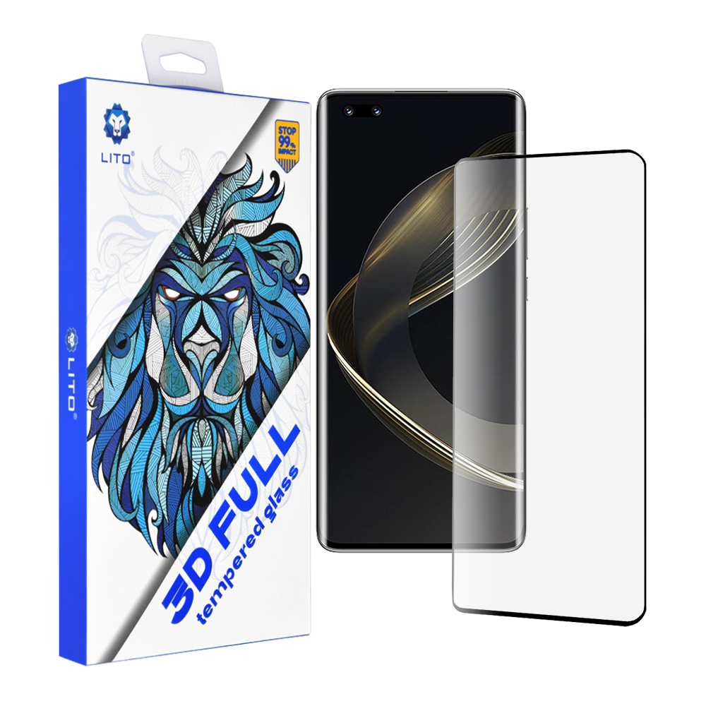Капак за Huawei nova 11 Pro - Lito 3D Full Cover - Черен