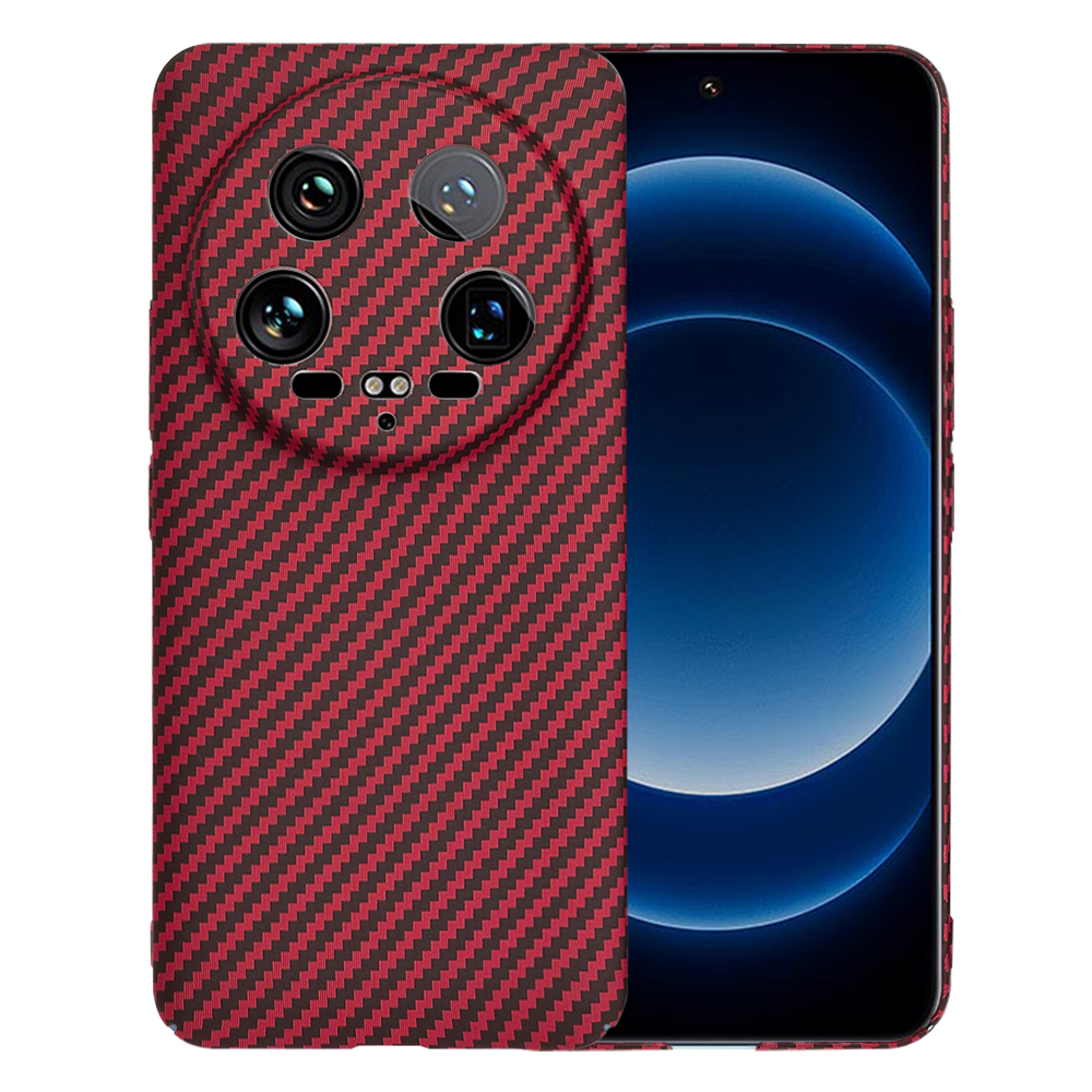 Калъф за Xiaomi 14 Ultra - Techsuit Carbonite FiberShell - Червен