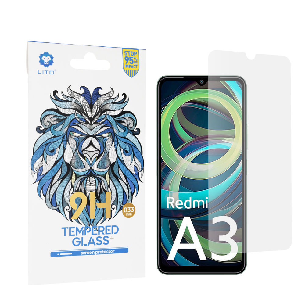 Фолио за Xiaomi Redmi A3 / Redmi A3x - Lito 2.5D Classic Glass - Прозрачно