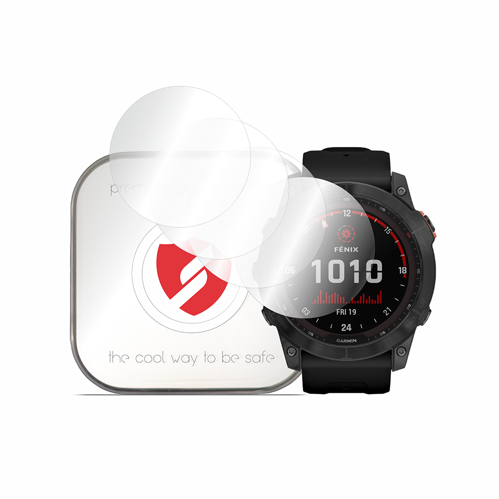 [4x Pack] Премиум регенерируемо фолио Garmin Fenix 7X - Smart Protection Classic - Прозрачен