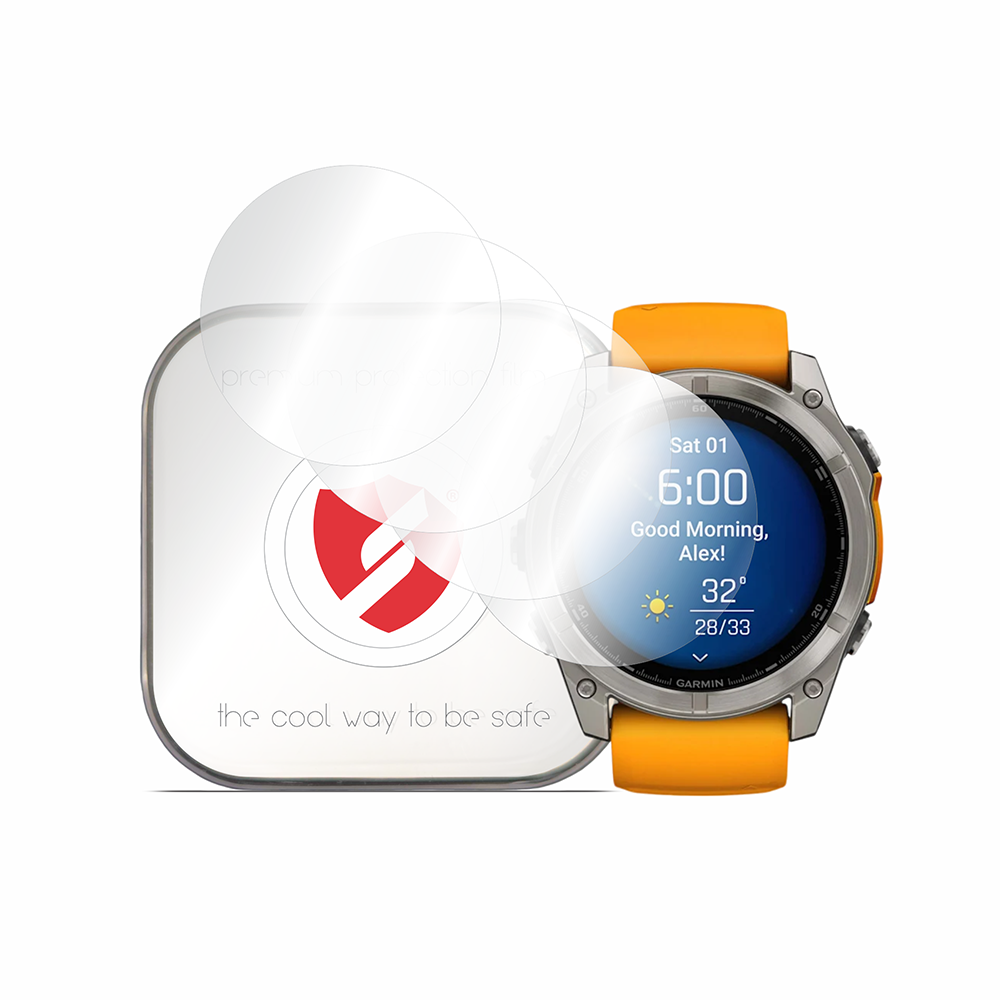 [4x Pack] Премиум регенерируемо фолио Garmin Fenix 8 51mm - Smart Protection Classic - Прозрачен