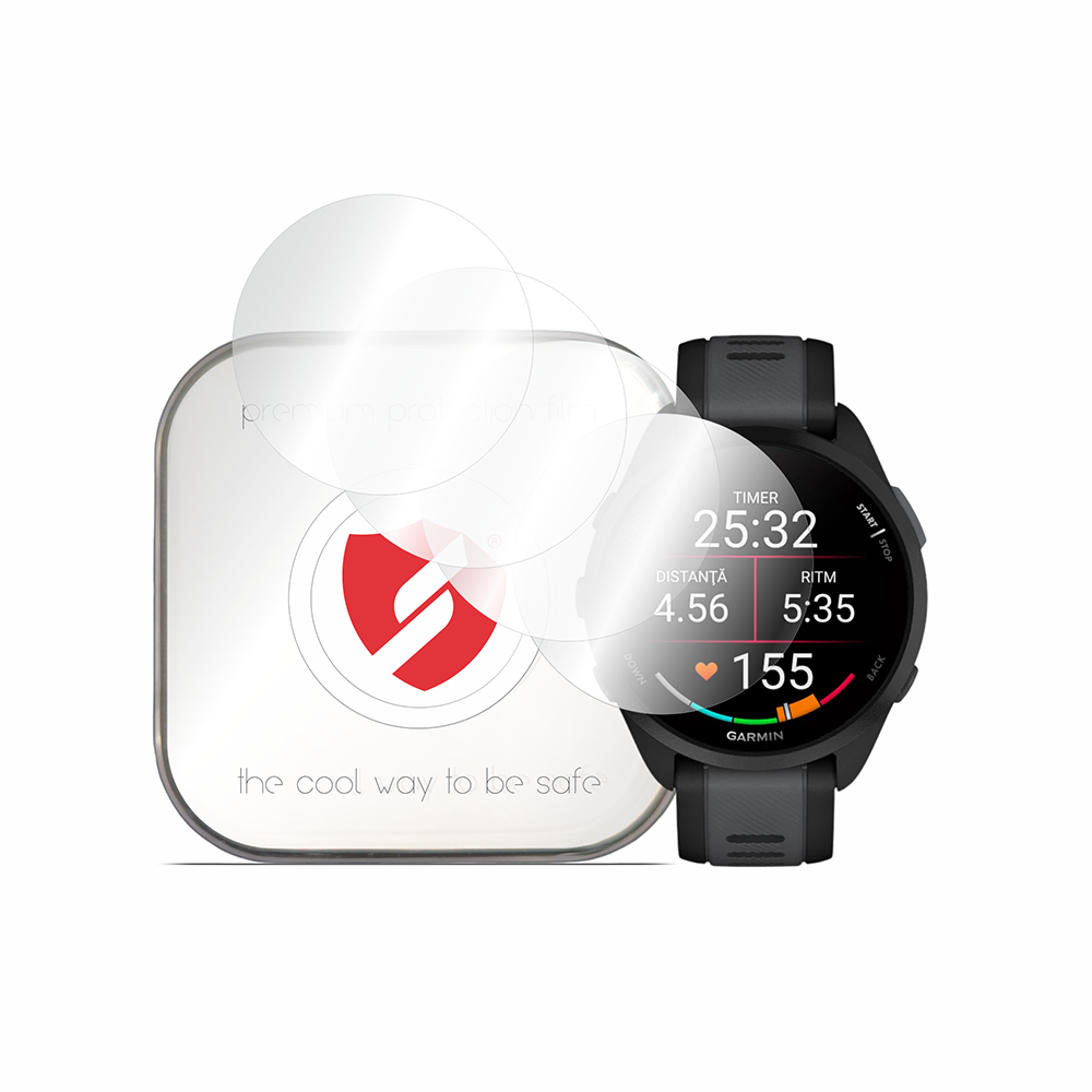 [4x Pack] Премиум регенерируемо фолио Garmin Forerunner 165 - Smart Protection Classic - Прозрачен