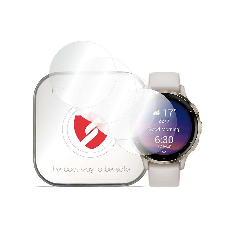 [4x Pack] Премиум регенерируемо фолио Garmin Venu 3S - Smart Protection Classic - Прозрачен