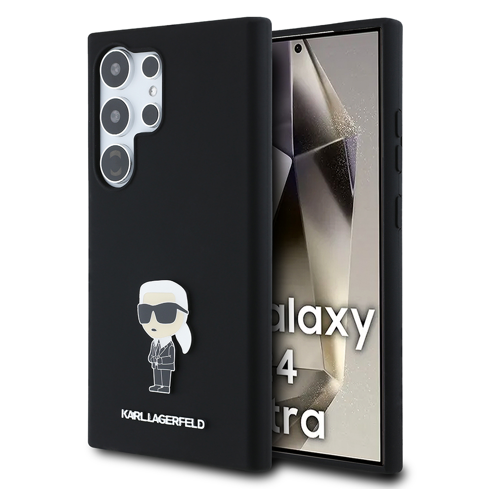 Калъф за Samsung Galaxy S24 Ultra - Karl Lagerfeld Silicone (KLHCHCS24LSMHMHKKNPK) - Ikonik