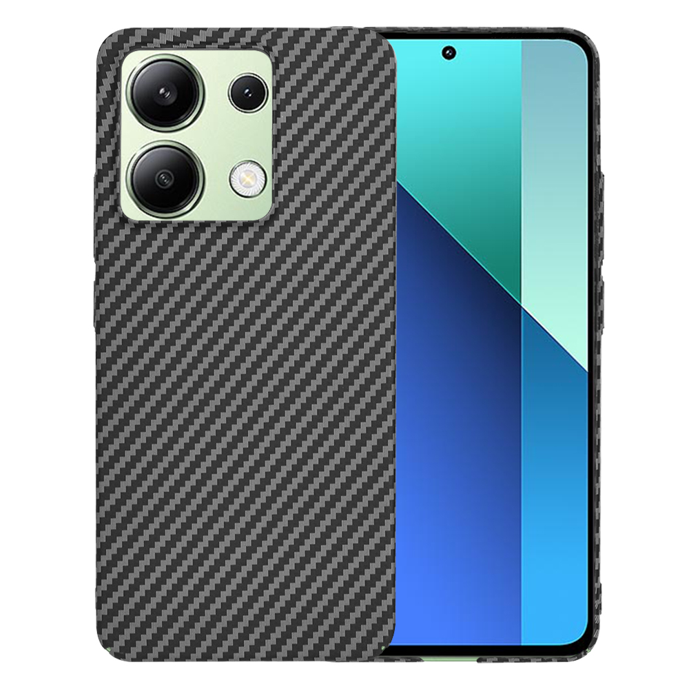 Калъф за Xiaomi Redmi Note 13 4G - Techsuit Carbonite FiberShell - Черен