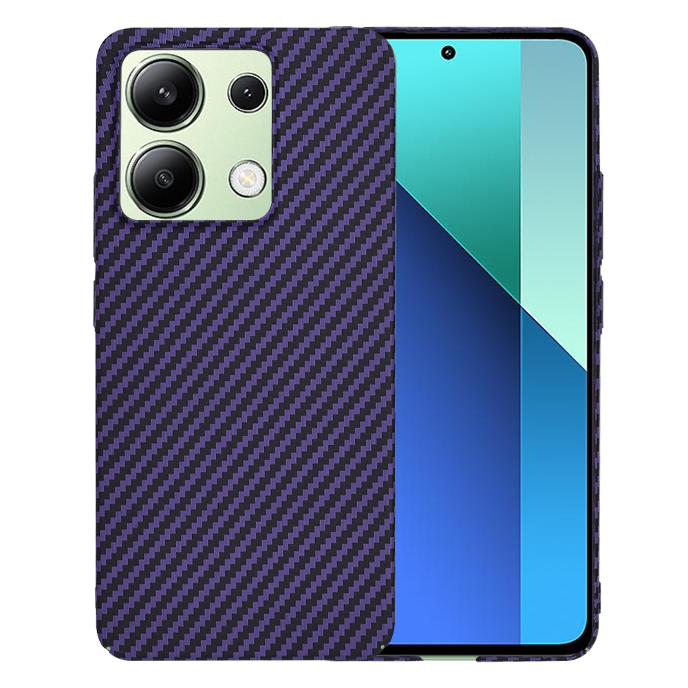 Калъф за Xiaomi Redmi Note 13 4G - Techsuit Carbonite FiberShell - Лилав