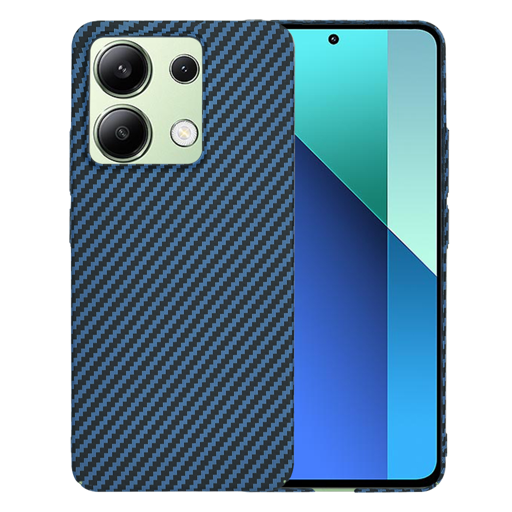 Калъф за Xiaomi Redmi Note 13 4G - Techsuit Carbonite FiberShell - Cyan