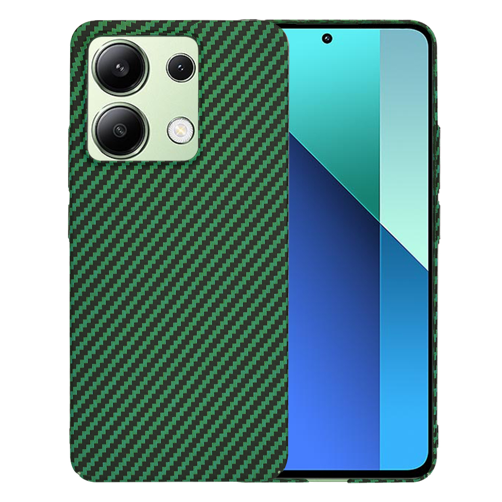 Калъф за Xiaomi Redmi Note 13 4G - Techsuit Carbonite FiberShell - Зелен