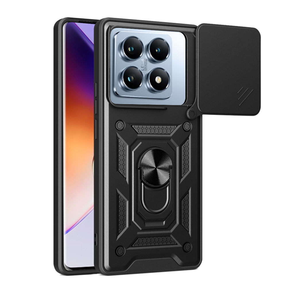 Калъф за Xiaomi 14T Pro - Techsuit CamShield Series - Черен