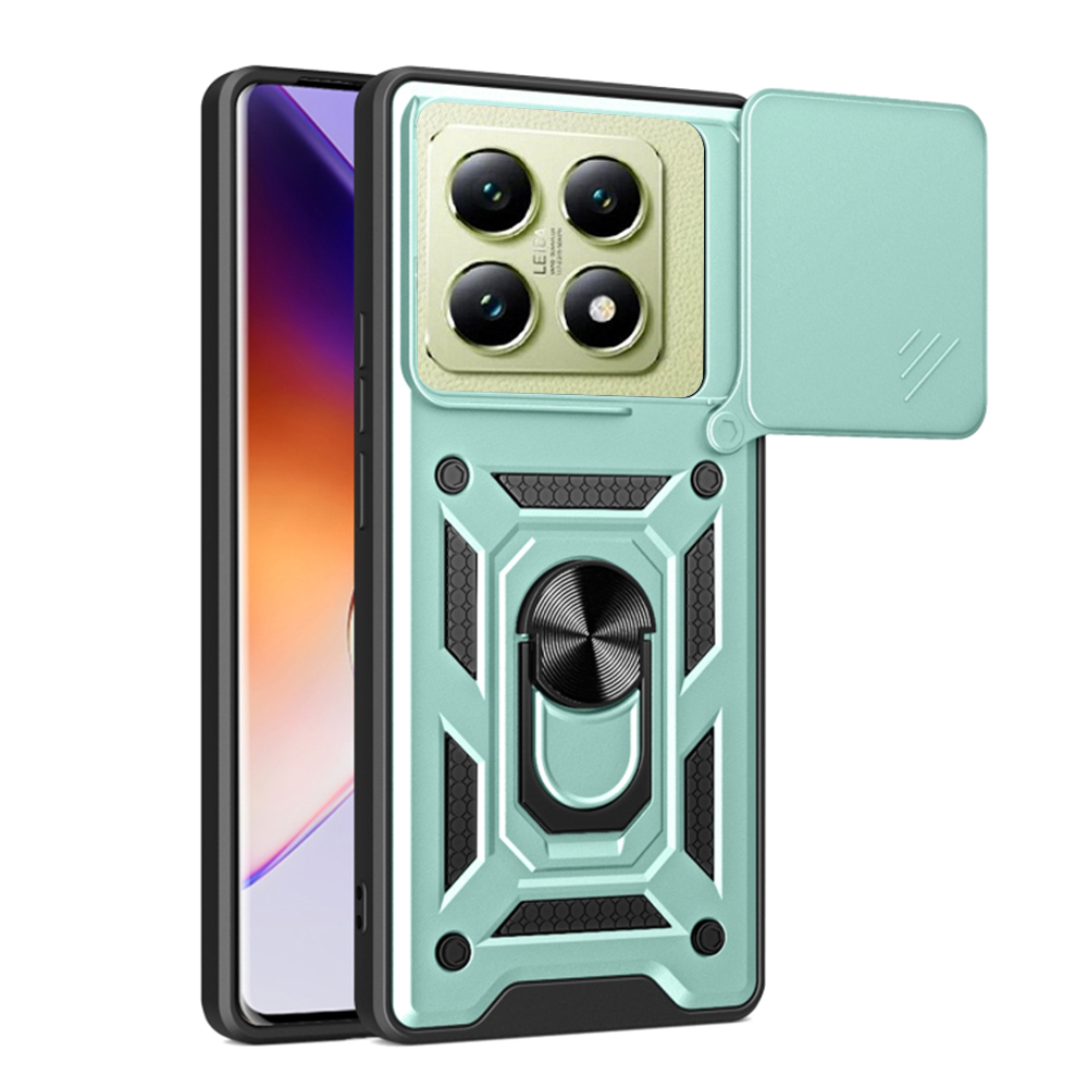 Калъф за Xiaomi 14T - Techsuit CamShield Series - Зелен