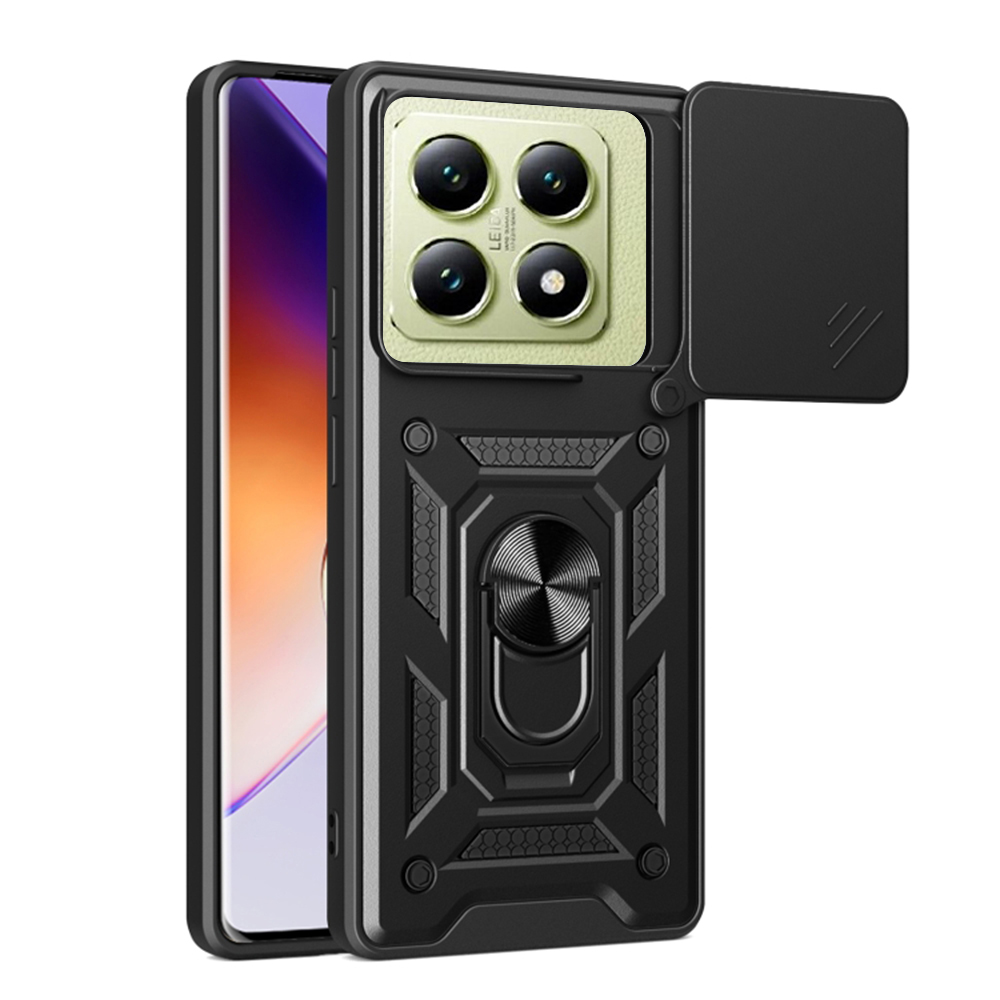 Калъф за Xiaomi 14T - Techsuit CamShield Series - Черен