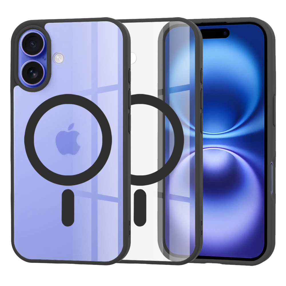 Калъф за iPhone 16 - Techsuit MagSafe Pro - Черен