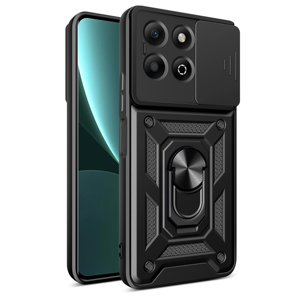 Калъф за Honor X6b - Techsuit CamShield Series - Черен