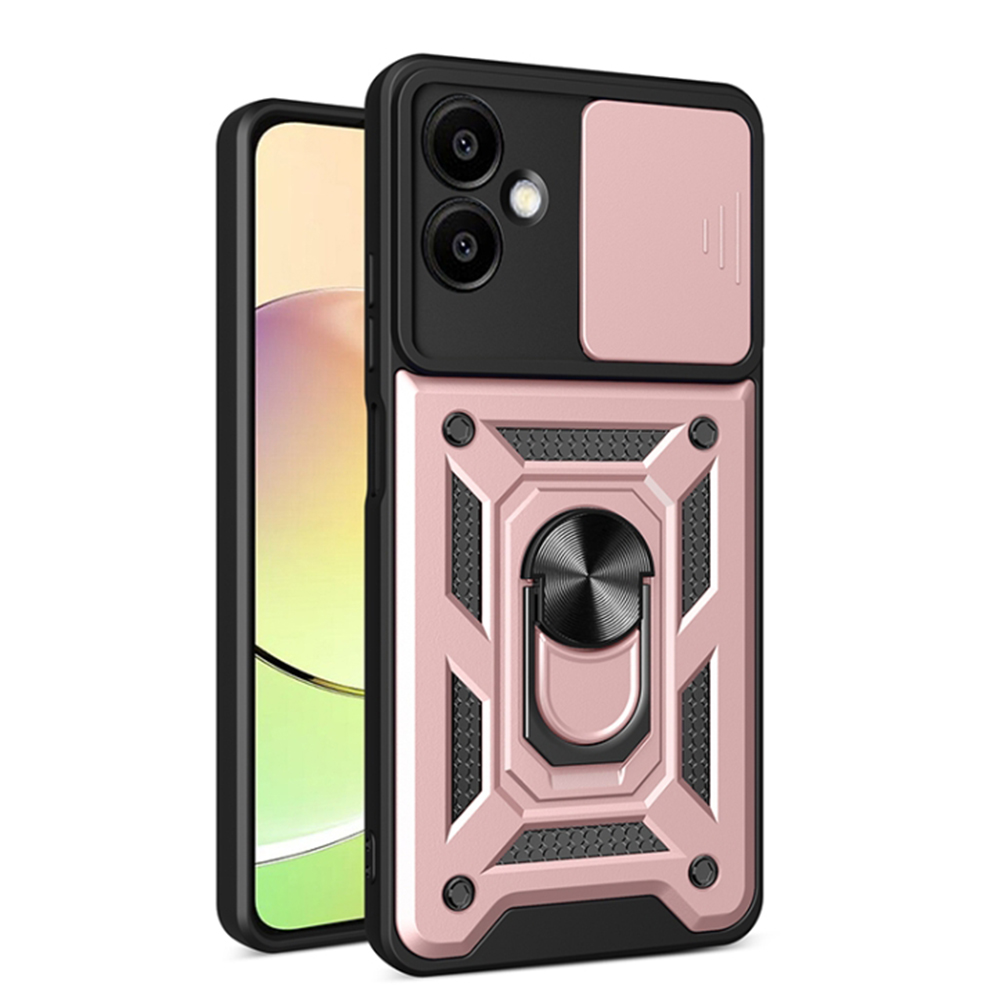 Калъф за Samsung Galaxy A06 4G - Techsuit CamShield Series - Розово злато