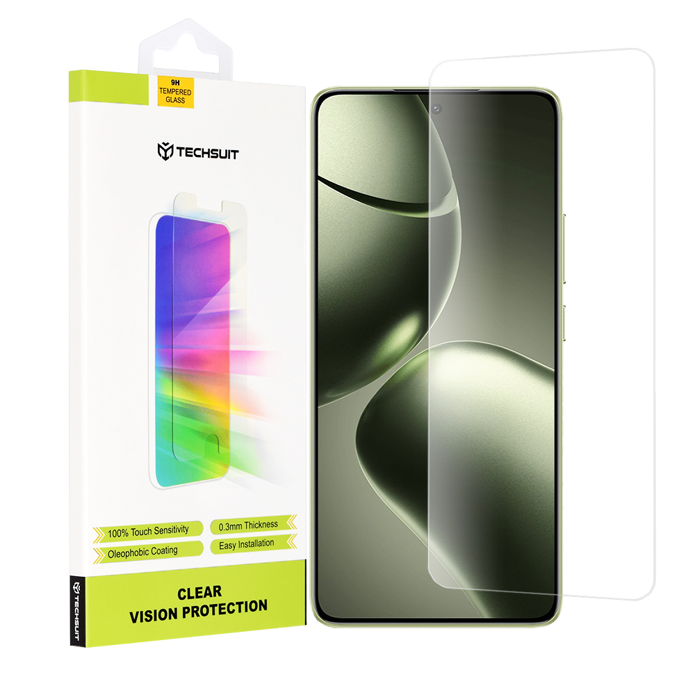 Капак за Xiaomi 14T / 14T Pro - Techsuit Прозрачен Vision Glass - Прозрачен