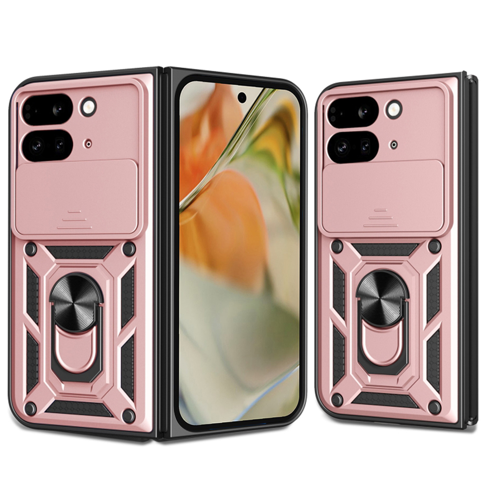 Калъф за Google Pixel 9 Pro Fold - Techsuit CamShield Series - Розово злато