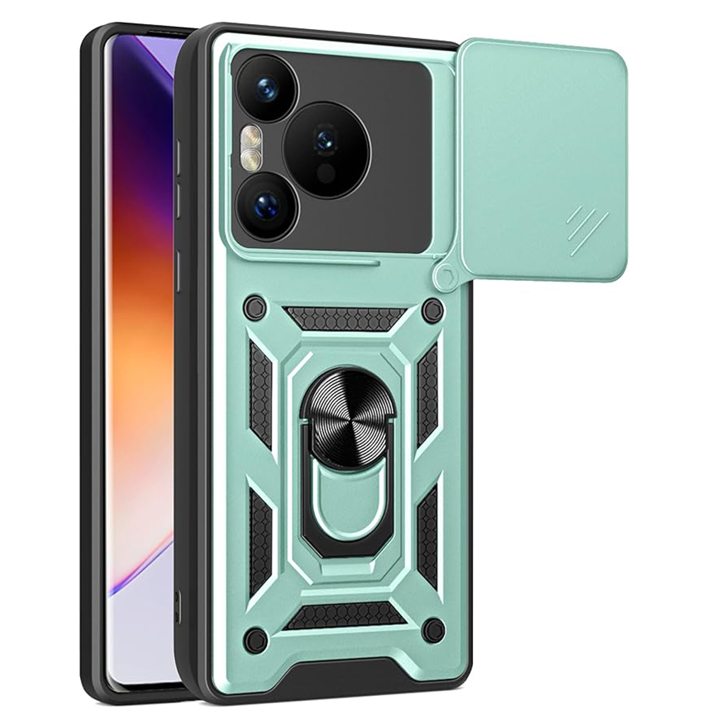 Калъф за Huawei Pura 70 - Techsuit CamShield Series - Зелен