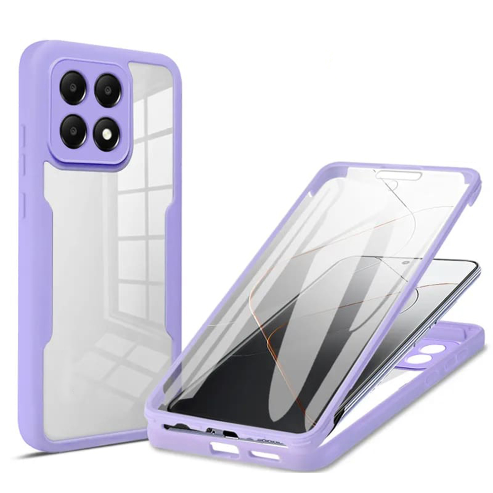 Калъф за Xiaomi Poco F6 Pro + капак - Techsuit ColorVerse 360 Series - Лилав