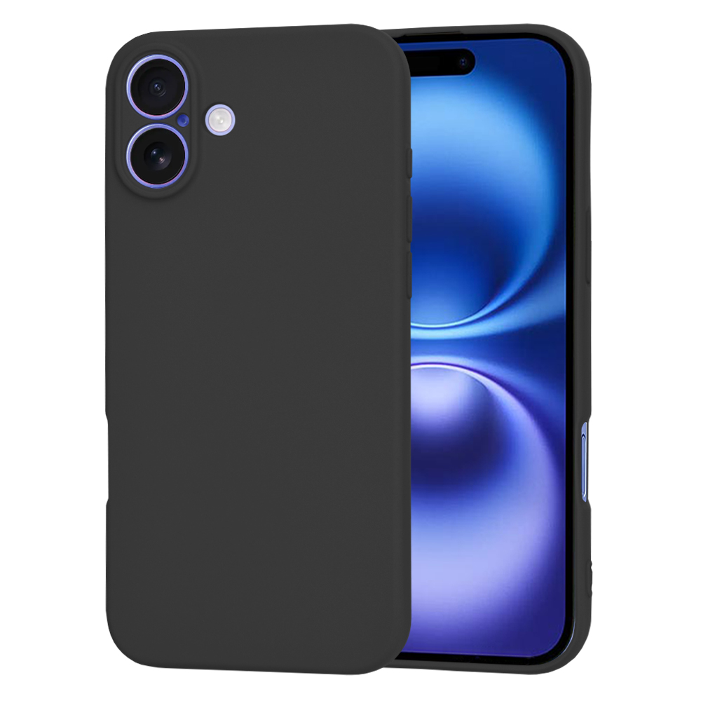Калъф за iPhone 16 - Techsuit SoftFlex - Черен