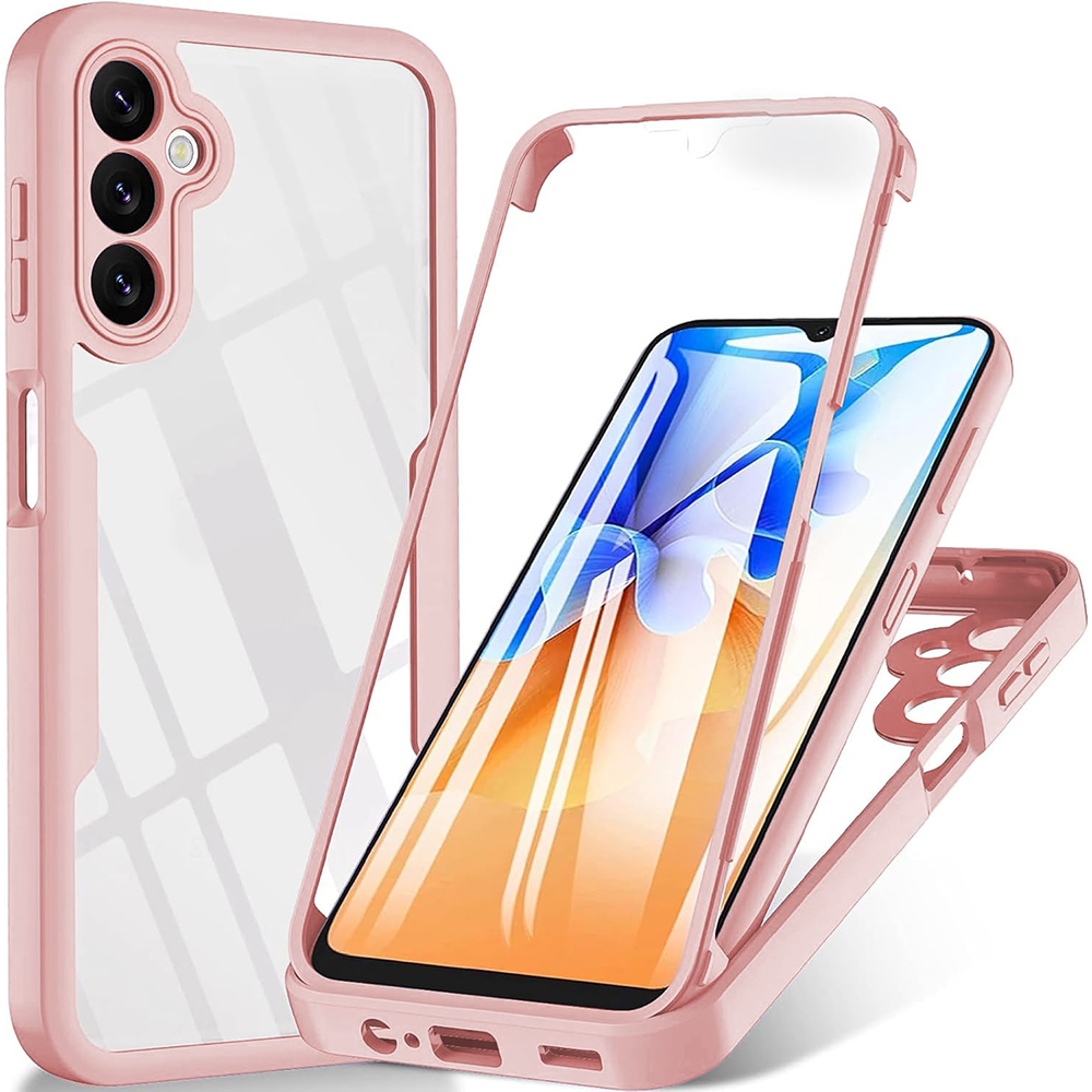 Калъф за Samsung Galaxy A16 4G / A16 5G + капак - Techsuit ColorVerse 360 Series - Розов