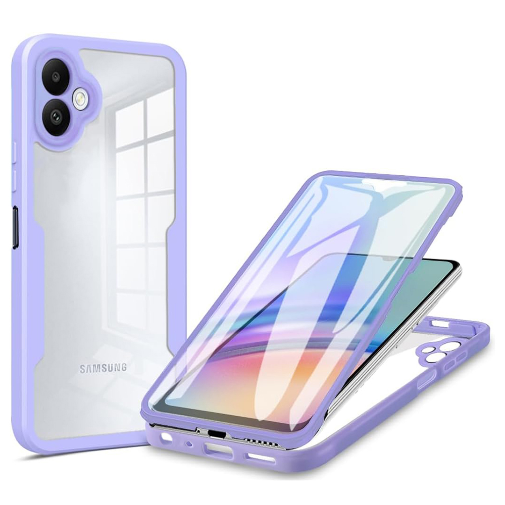 Калъф за Samsung Galaxy A06 4G + капак - Techsuit ColorVerse 360 Series - Лилав