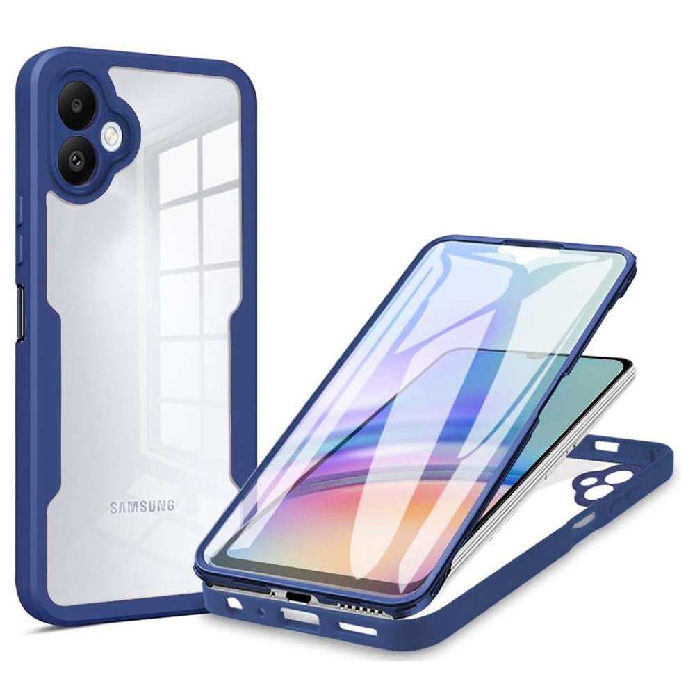 Калъф за Samsung Galaxy A06 4G + калъф - Techsuit ColorVerse 360 Series - Син