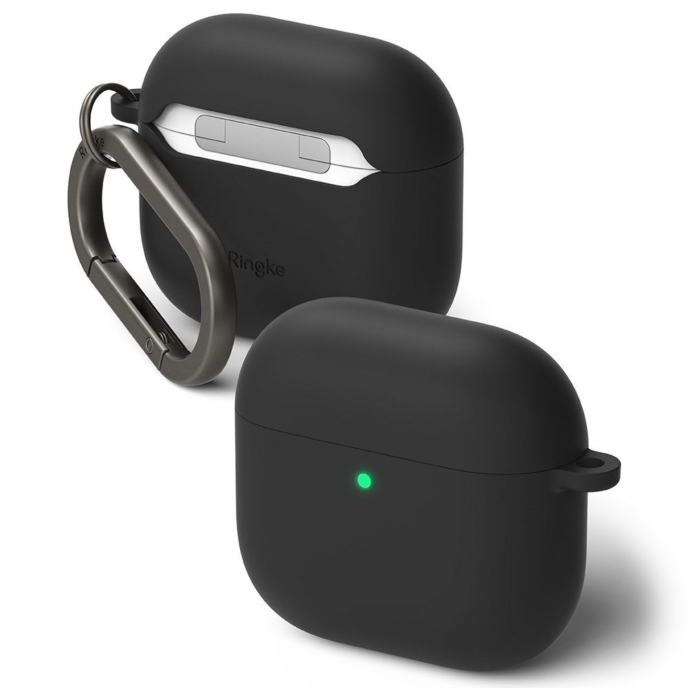 Калъф за AirPods 4 - Силиконов Ringke - Черен