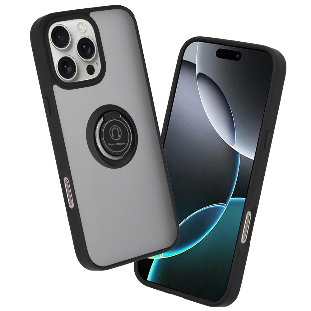 Калъф за iPhone 16 Pro - Techsuit Glinth - Черен