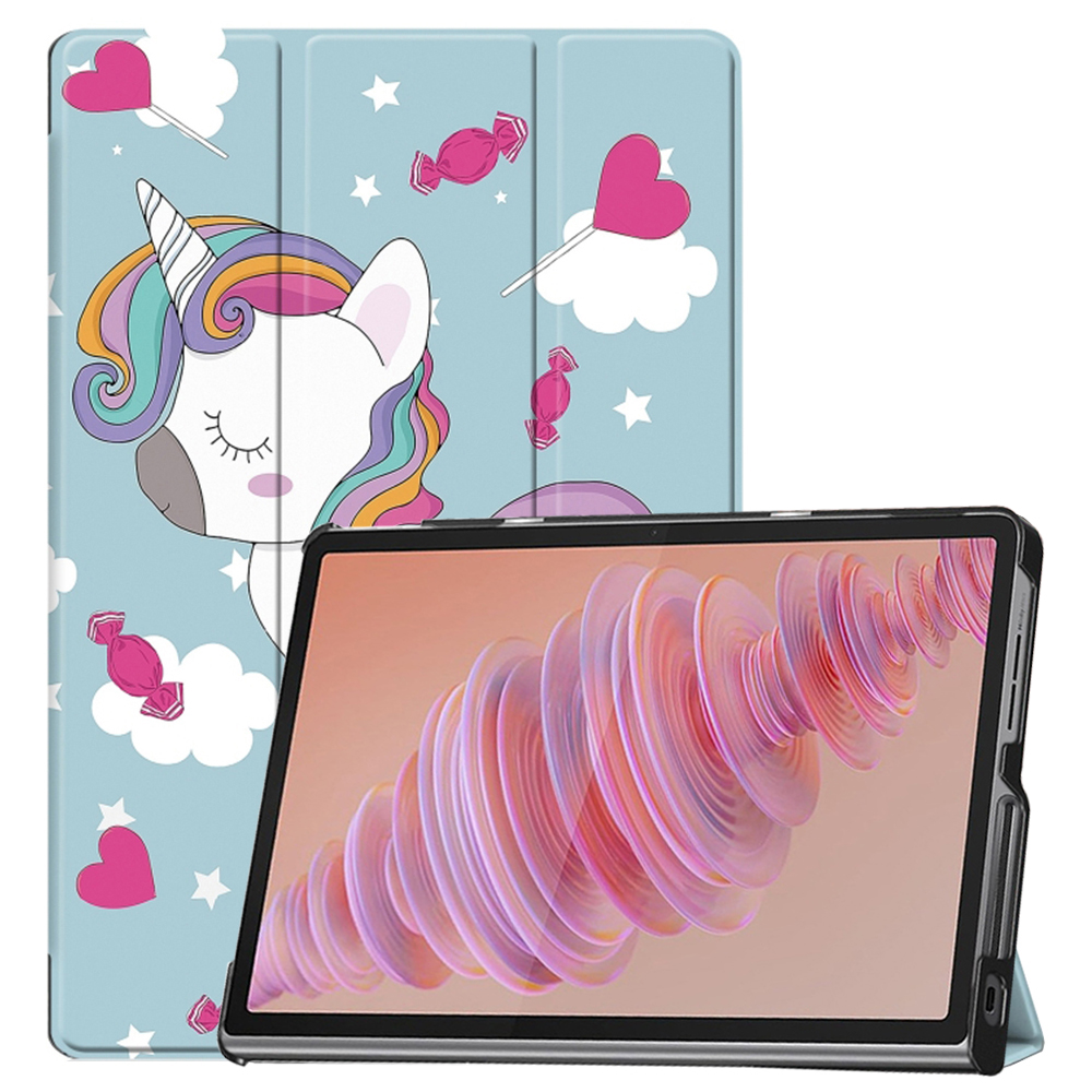 Калъф за Lenovo Tab Plus - Techsuit FoldPro - Unicorn