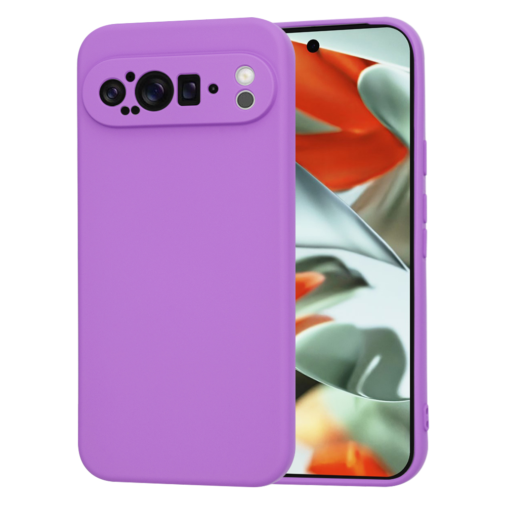 Калъф за Google Pixel 9 Pro XL - Techsuit SoftFlex - Лилав