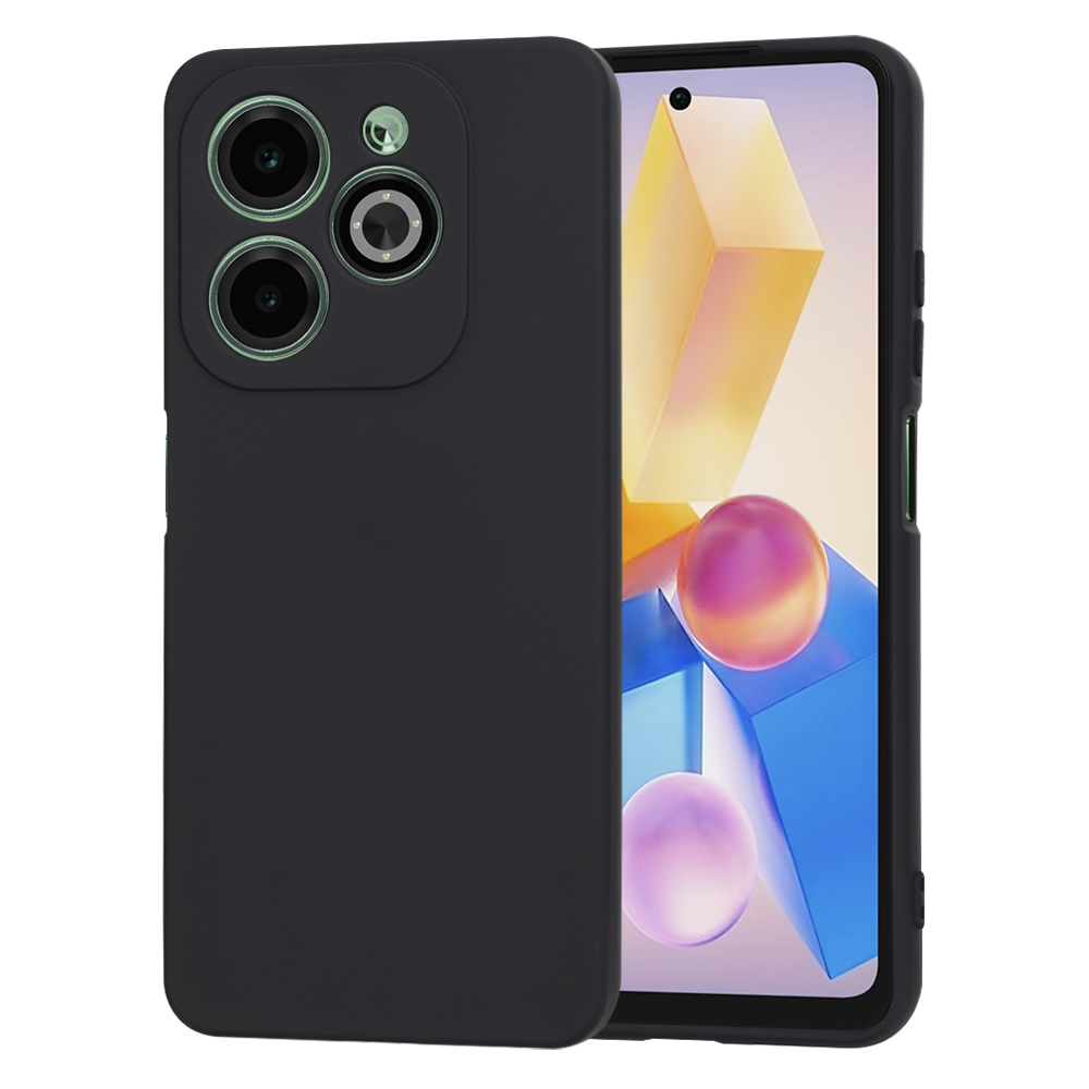 Капак за Infinix Hot 40i - Techsuit SoftFlex - Черен