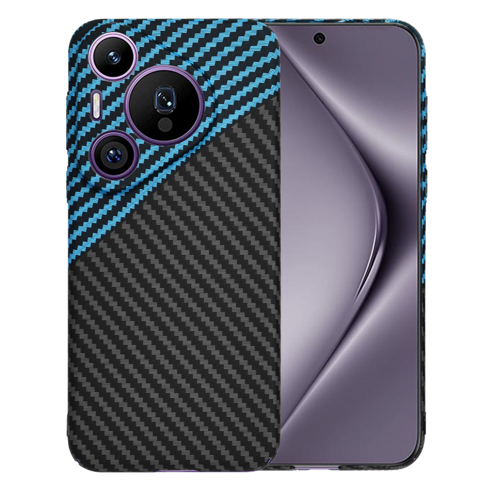 Калъф за Huawei Pura 70 Pro - Techsuit Carbonite FiberShell - Син Pulse