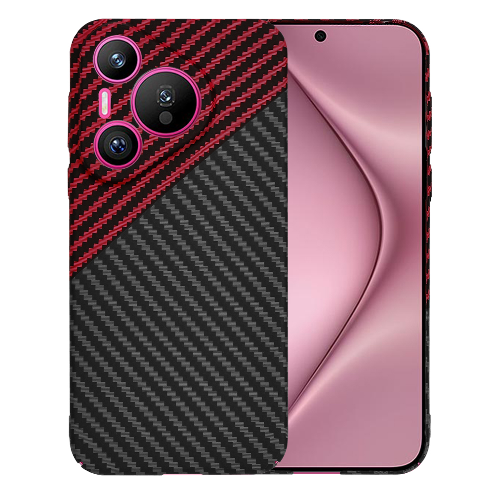 Калъф за Huawei Pura 70 - Techsuit Carbonite FiberShell - Червен Vortex