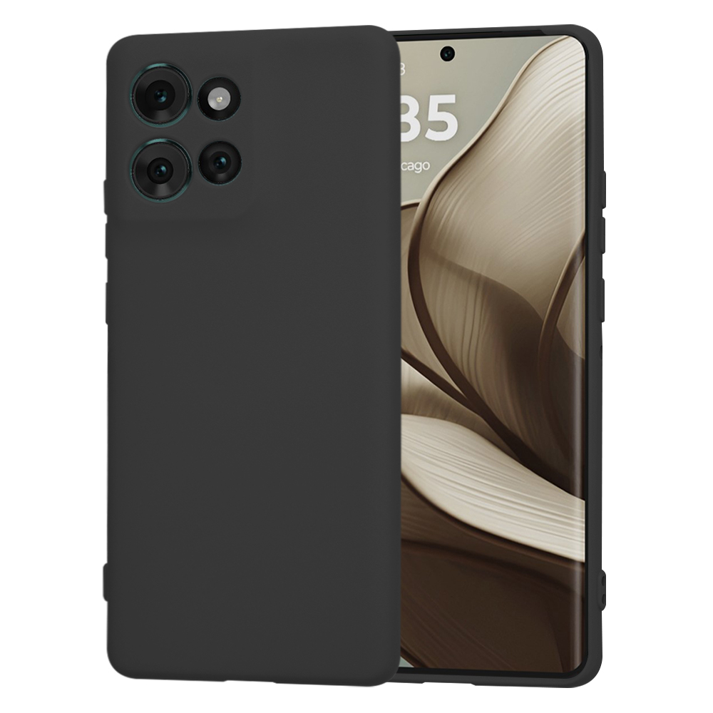 Калъф за Motorola Edge 50 - Techsuit SoftFlex - Черен