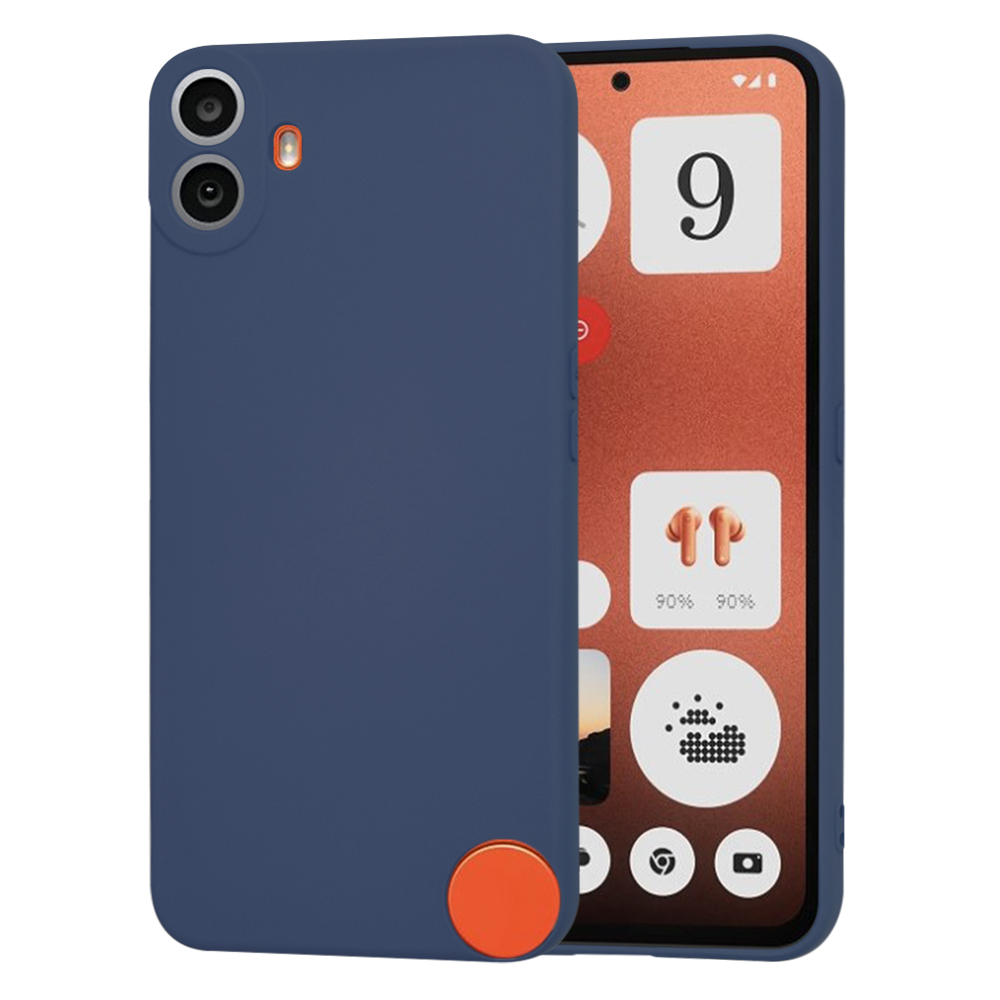 Калъф за нищо CMF Phone 1 - Techsuit SoftFlex - Тъмносин Син