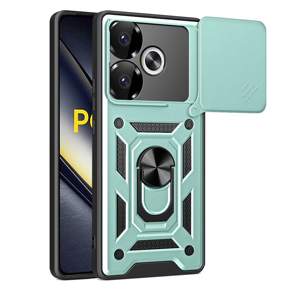 Калъф за Xiaomi Poco F6 - Techsuit CamShield Series - Зелен