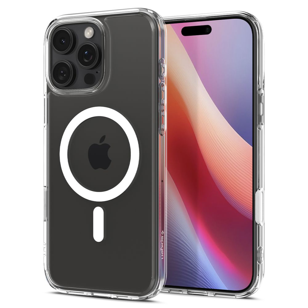 Калъф за iPhone 16 Pro - Spigen Ultra Hybrid T MagSafe (ACS08512) - Бял