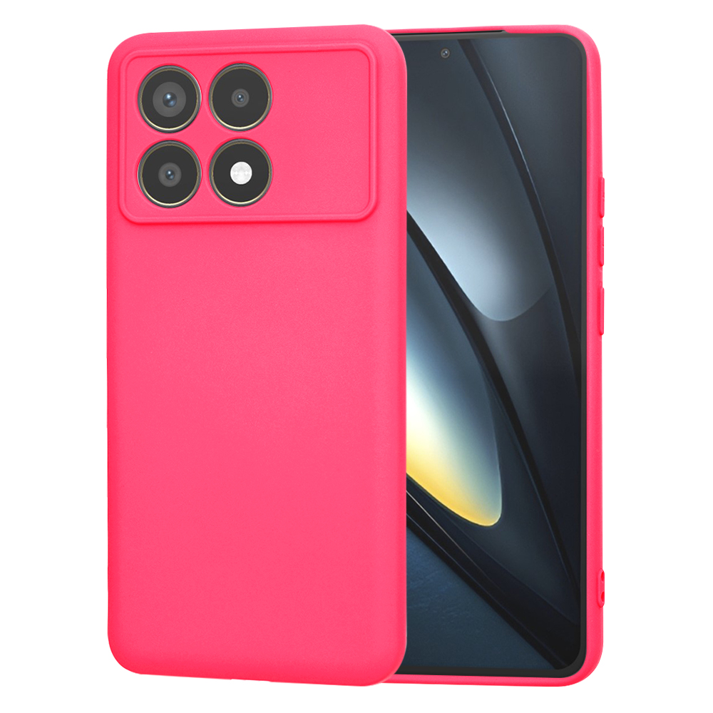 Калъф за Xiaomi Poco F6 Pro - Techsuit SoftFlex - Hot Розов